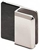 C.R. LAURENCE DSBEV1CH CRL Chrome Beveled Style Frameless Shower Door Stop
