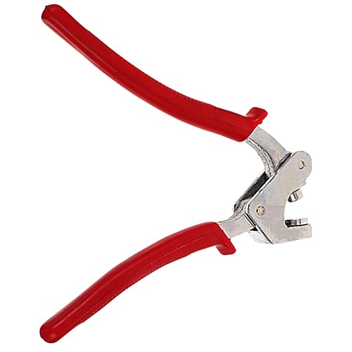 Amosfun Pinzas de Crimpar para Sellado de Contadores de Agua Pinzas de Precisión Antirrobo con Mango Curvado Herramienta Segura para Medidores y Sellos de