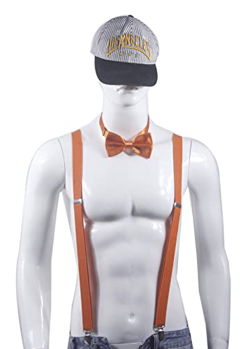 Image of Men's Suspenders Bowtie Set Elastic Y Shape Style Women's Suspenders Bowtie For Wedding&Formal Events