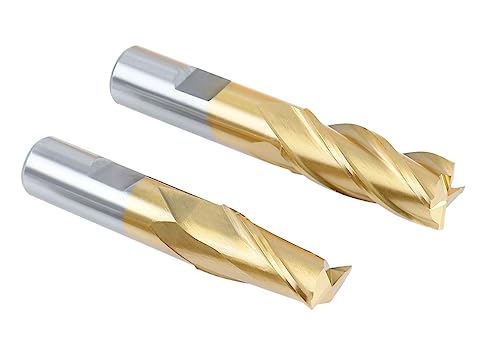 Accusize Industrial Tools 1810-0100 20 Pc Hss Tin Coated End Mill Set thumb #8