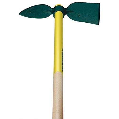 Leborgne, Serfouette Forgée Panne et Langue 35 cm, Manche Bois Certifié PEFC 100%, Outil forgé pour une meilleure résistance à l’usure, Pour les travaux en surface des terres, désherber, sarcler