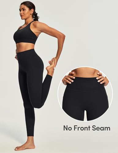 IUGA Invisible Scrunch Butt Lifting Leggings for Women No Front Seam Gym Leggings with Pockets Yoga Pants Tummy Control4