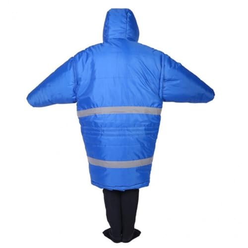 Sac de couchage de camping épais multifonctionnel avec manches imperméable - 8
