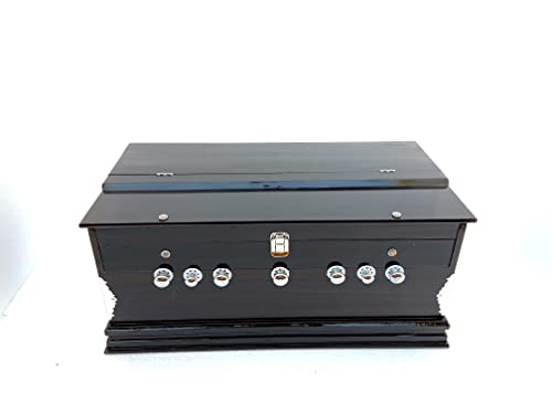KHALSA MUSICAL Harmonium- 3 1/4 Octave, Double Bellow, 39 Keys,7 Stopper, 2 Reeds (Bass- Male) With Cover