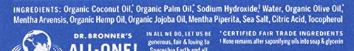Image of Dr. Bronner's Magic Soap All One Obpe05 5 Oz Peppermint Bar Soap (Pack of 2)