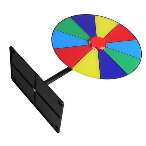 Cabilock Portable 10 Slot Dry Erase Game Wheel for Parties Events Interactive Toy for Boys and Girls Adults