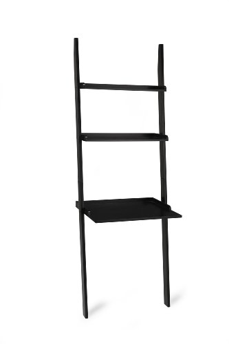 Image of Convenience Concepts American Heritage Ladder Desk, Black