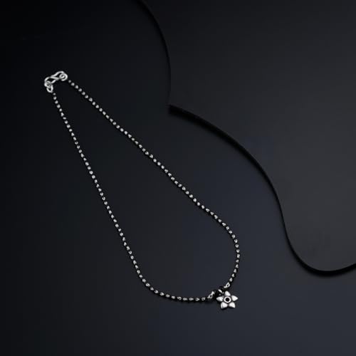Image of House Of Aadyaa Handmade Silver Mangalsutra for Women | Made in 92.5 Silver | Silver Gifts for Women