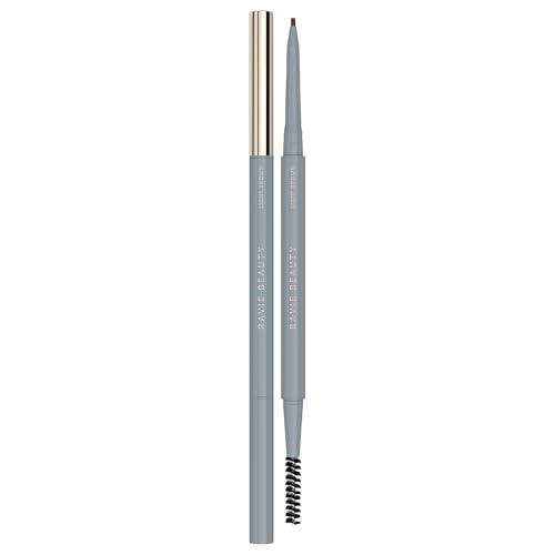 Ravie Beauty Easy Everyday™ Brow Pencil - Best Eyebrow Pencil for Women, Smudge Proof Hair-Like Strokes, 1.2mm Precision Tip with Spoolie, Vegan (Light Brown)