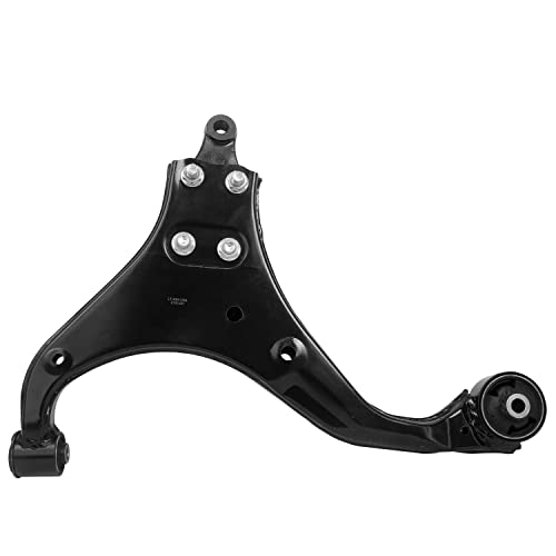 Image of Detroit Axle - 4pc Front End Control Arms Kit for 2005-2009 Hyundai Tucson, 2005-2010 Kia Sportage, 2 Lower Control Arms 2 Lower Ball Joints 2006 2007 2008 Replacement