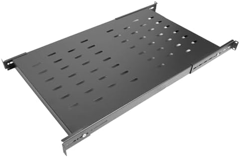 Amazon.com: ZHPHMBM Adjustable 1U Server Rack Shelf 20-38 Inch Depth ...