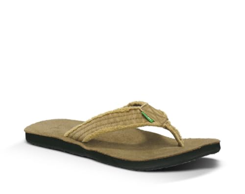 Image of Sanuk Fraid Not Mens Flip Flops - Lightweight Beach Sandals