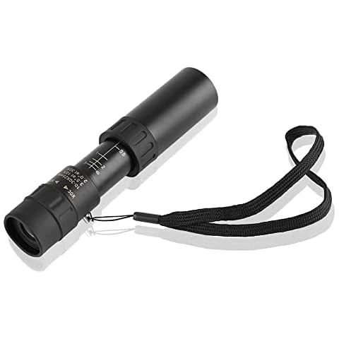 10-30x25 High Power HD Zoom Monocular Telescope,Portable Pocket Monocular,low-light night vision high-definition High-power Telescope,for Hiking/Hunting/Sightseeing/Bird Watching/Concert Cover