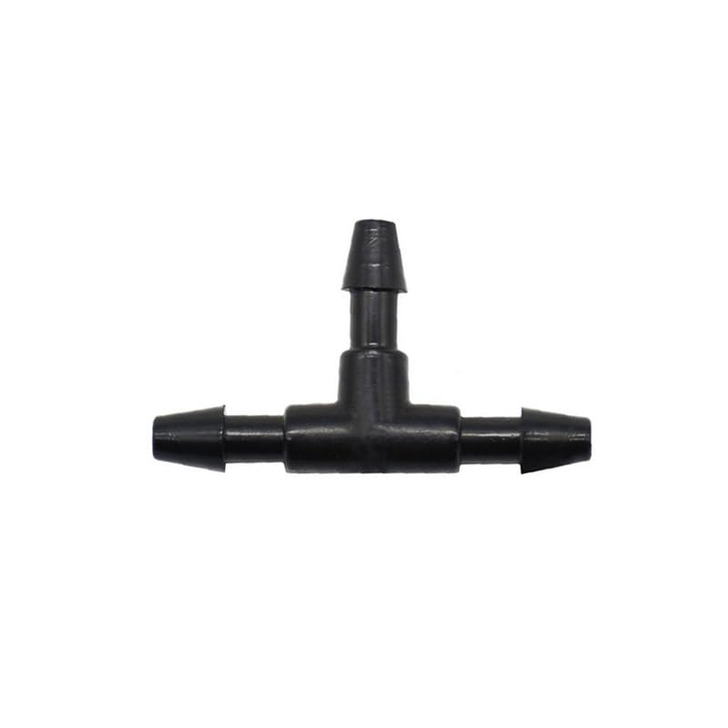 1000 Pz 1/8 "Hose Tee Connettore Acqua Splitter 4/7 3/5 Tubo Da Giardino Irrigazione Acqua Tee Barb Irrigazione a goccia Raccordi