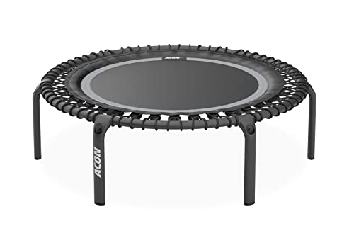 Acon FIT 44in Trampoline Round, Black, Mini Fitness Rebounder