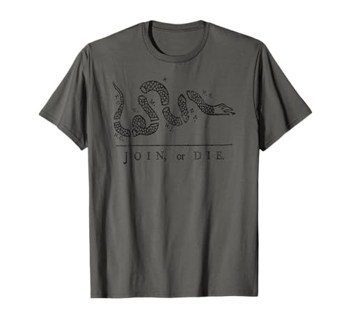 JOIN OR DIE SNAKE FRANKLIN INDEPENDENCE GADSDEN 1776 FLAG T-Shirt