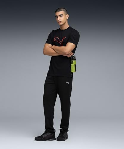 Image of Puma Men Polyester Solid Regular Fit T-Shirt