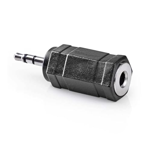 CABLEPELADO Adaptador de Audio Estéreo Jack 3.5mm Hembra a 2.5mm Macho | Conversor para Auriculares | 1 Unidad