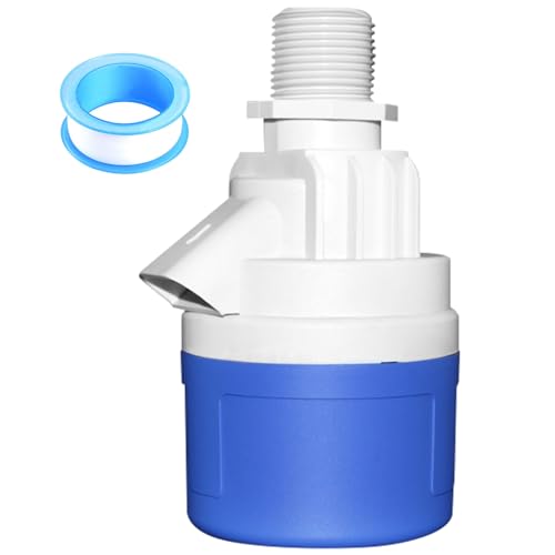 Image of 1" Top Inlet Water Float Valve, Big Flow Automatic Water Level Control Float Valve for Water Tank, Water Troughs, Pond, Pool, Livestock, Aquariums (1" Top Inlet)