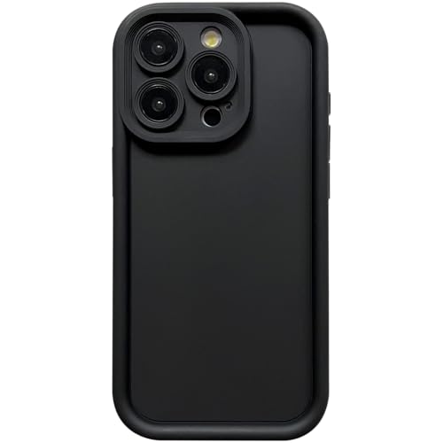 Image of Puxicu Slim Case for iPhone 14 Pro Max, Enhanced Camera Protection, Shockproof Skin-Friendly Touch Soft Case Cover for iPhone 14 Pro Max Phone 6.7 inch, Black