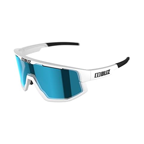 Bliz Vision Sportbrille, matt white-smoke blue multi Cover