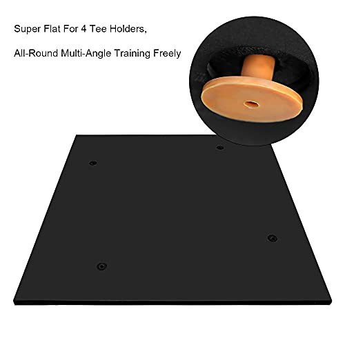 Timeina Premium Residential Golf Mat - Premium Turf Indoor/Outdoor Mat - Golf Swing Mat Golf Stance Mat For Pros & Beginners Golf Accessories With 1 Golf Ball,1 Practice Foam Golf Ball,1 Rubber Tee #TOP7