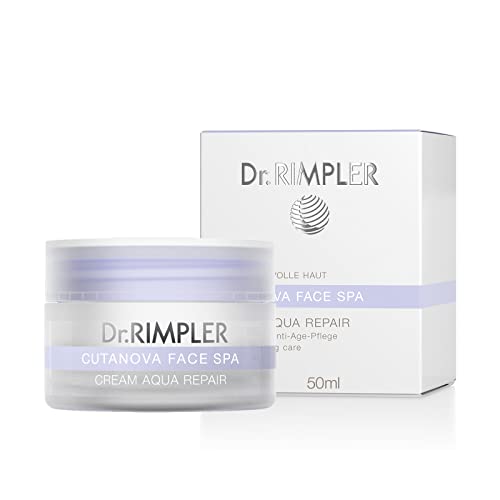 Dr. RIMPLER CUTANOVA FACE SPA Cream Aqua Repair 50 ml - reichhaltige 24-Stunden-Regenerationspflege - mit wertvollen, natürlichen Ölen für intensive Pflege - für die trockene und anspruchsvolle Haut