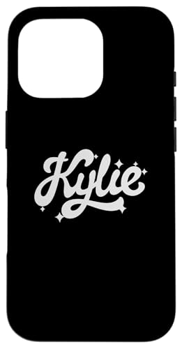 Retro KYLIE Personalisiertes Mädchen Vorname Namensschild Squad Star Hülle für iPhone 16 Pro