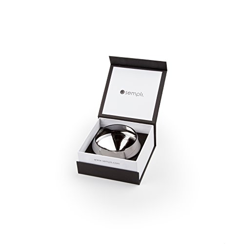 Sempli Sini-4 Plati Silver Snacks Nesting Bowls In Gift Box #TOP3