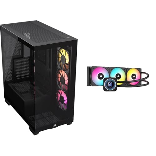 Amazon | (PCケース＋LCD水冷クーラーセット）3500X + H151i ELITE LCD