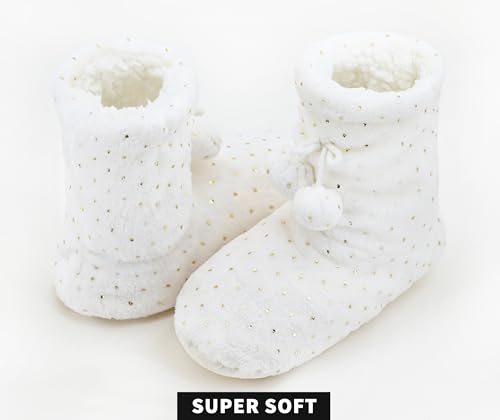 Image of Panda Bros Women's Bootie Slipper Socks, Non-Slip Gripper House Socks