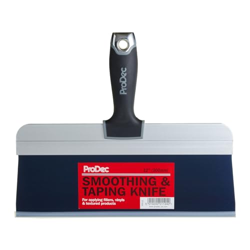 Cuchilla de acero al carbono ProDec de 12' para encintar y rellenar placas de yeso/paredes de yeso laminado