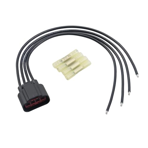 Image of HVAC Blower Motor Resistor Connector Plug Wiring Harness Pigtail | Compatible with Ford F150 Fiesta Expedition Mustang Freestar Freestyle Mercury Nissan Titan OEM# 3U2Z14S411ZEA