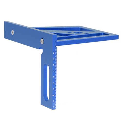 Règle de menuiserie aluminium équerre de mesure angle outil traçage - 7
