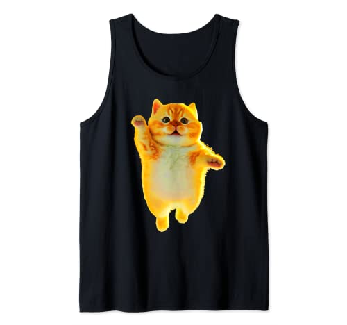 Vintage Katzen Tank Top - Retro Cat Sun Design Für Katzenliebhaber