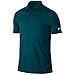 NIKE Men's Dry Victory Polo, Pitch Blue/White, Large
