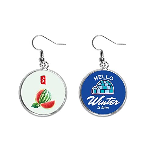 Cuelgue la joyeria del pendiente del hielo para regalar en fechas de invierno