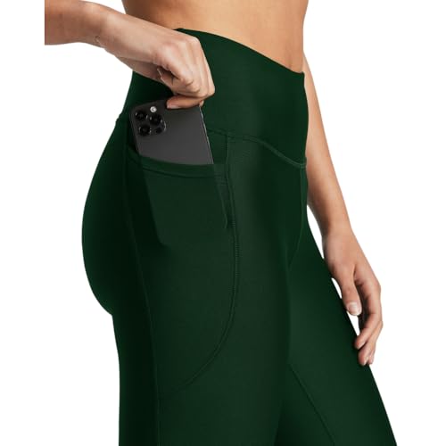 Image of Under Armour Women's HeatGear Armour High Waisted Ankle No-Slip Leggings
