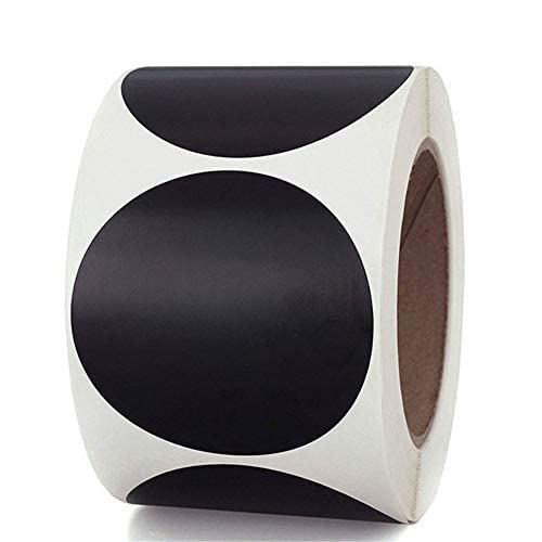 Etiquetas adhesivas de punto de color, 500 unidades de pegatinas redondas de 25 mm, rollos de superficie para grabar, 6 colores a elegir, etiquetas autoadhesivas para calendario, planificador Cover