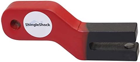 ShingleShock Roof Shingle Installer Roofing Tool, Steel Black, Rubber Grip, Magnet
