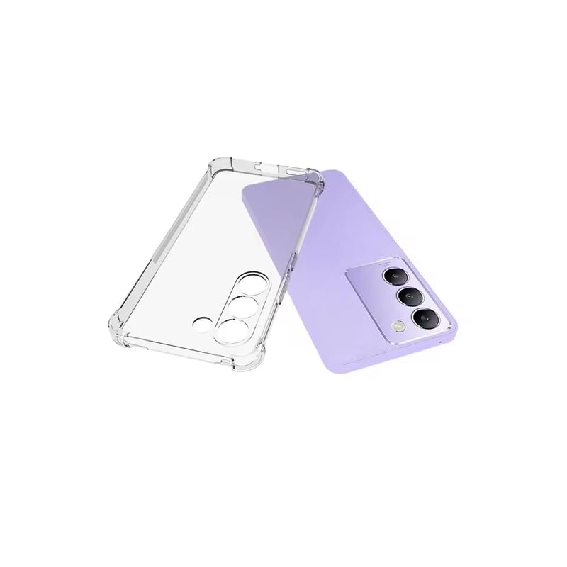 Image of CoverLine Back Cover Shockproof Silicone Protective Back Case for vivo T3 5G -Transparent