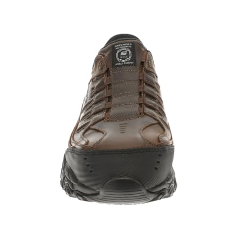 Skechers Skechers Men's Work Holdredge Ryker Hands Free Slip-in, Brown, 13W