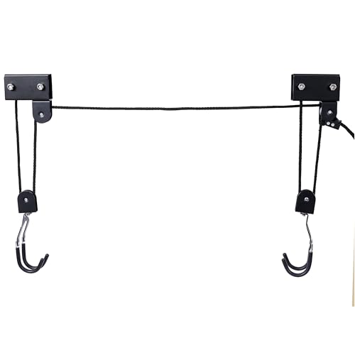 Kayak Hoist Quality Garage Storage Canoe Lift with 125 lb Capacity, Even Works as Ladder Lift