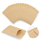 woric 120 Stück Samentütchen Selbstklebend, 7x12 cm Papiertüten Braun Klein