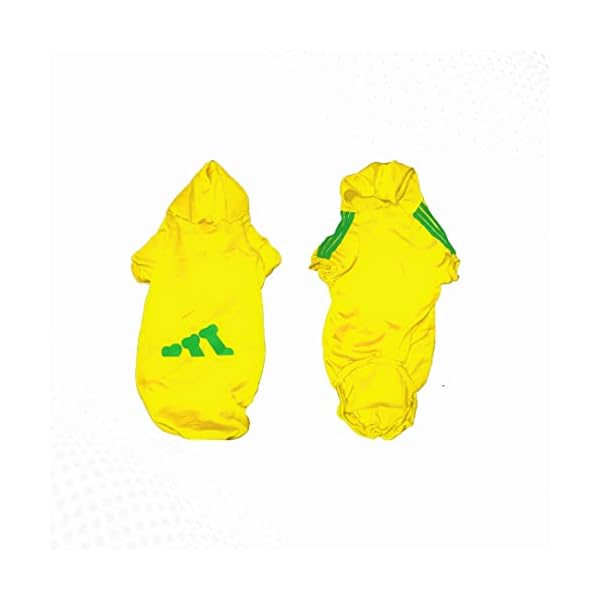 PetPox Large Dog Hoodie – Premium Cotton Sweater in Red/Yellow – Warm and Cozy Winter Coat – Easy to Put On Dog Jacket PetPox Large Dog Hoodie – Premium Cotton Sweater in Red/Yellow – Warm and Cozy Winter Coat – Easy to Put On Dog Jacket