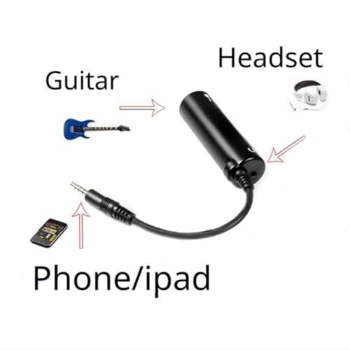 XIKKART Guitar Audio Interface Adapter | Portable Guitar to Phone Converter | Guitar Interface for iPhone, iPad, Android Smartphones & Tablets | Lightweight Audio Adapter for Recording (Audio Adapter) - Image 7 thumbnail