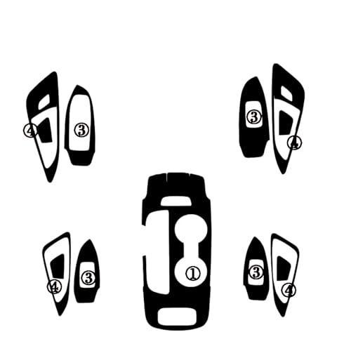 Accessoire de style de voiture 3D carbone pour Chevrolet Malibu XL