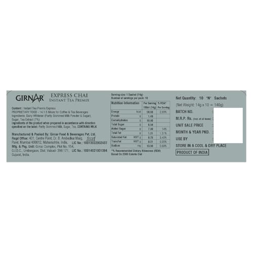 Té instantáneo premix 10 sachets miniatura 2