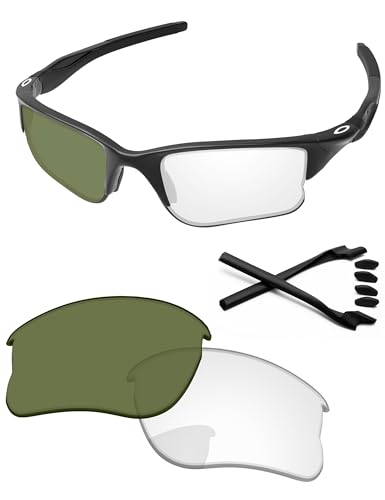 Image of Replacement Lenses & Rubber Kits for Oakley Half Jacket 2.0 XL OO9154 62mm - Precise Fit, UV Block, Impact Resistant
