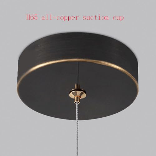 Lustre bar LED laiton suspension long format salon moderne design - 3